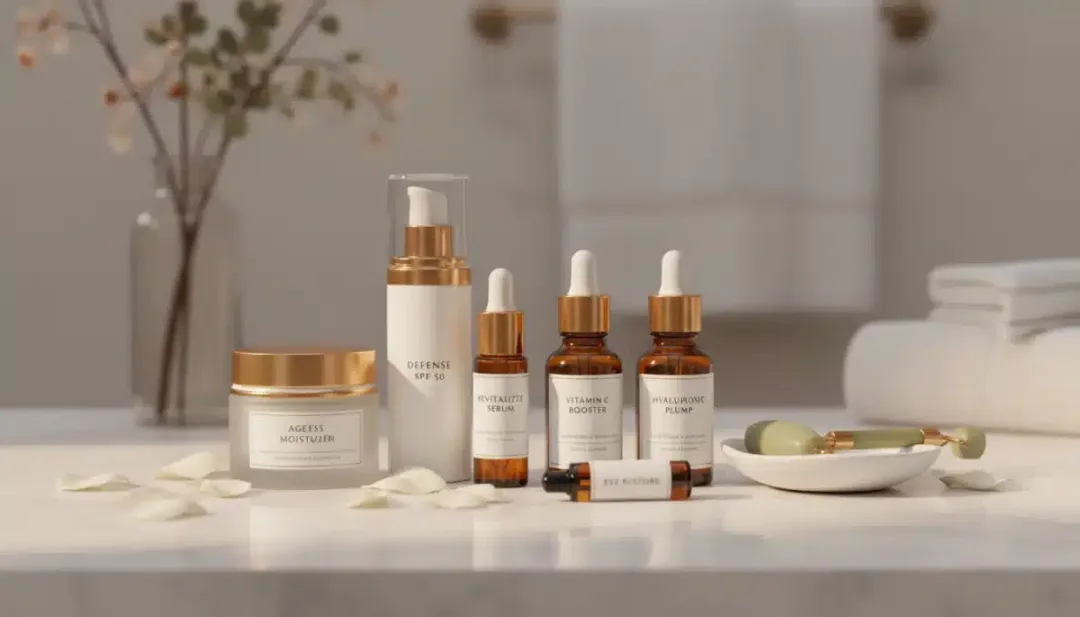 Productos esenciales para una rutina de belleza antienvejecimiento en Estados Unidos.