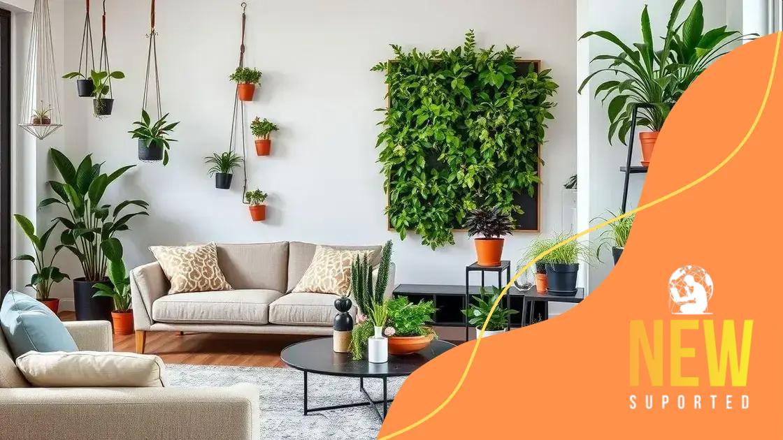 Creative ways to display indoor plants