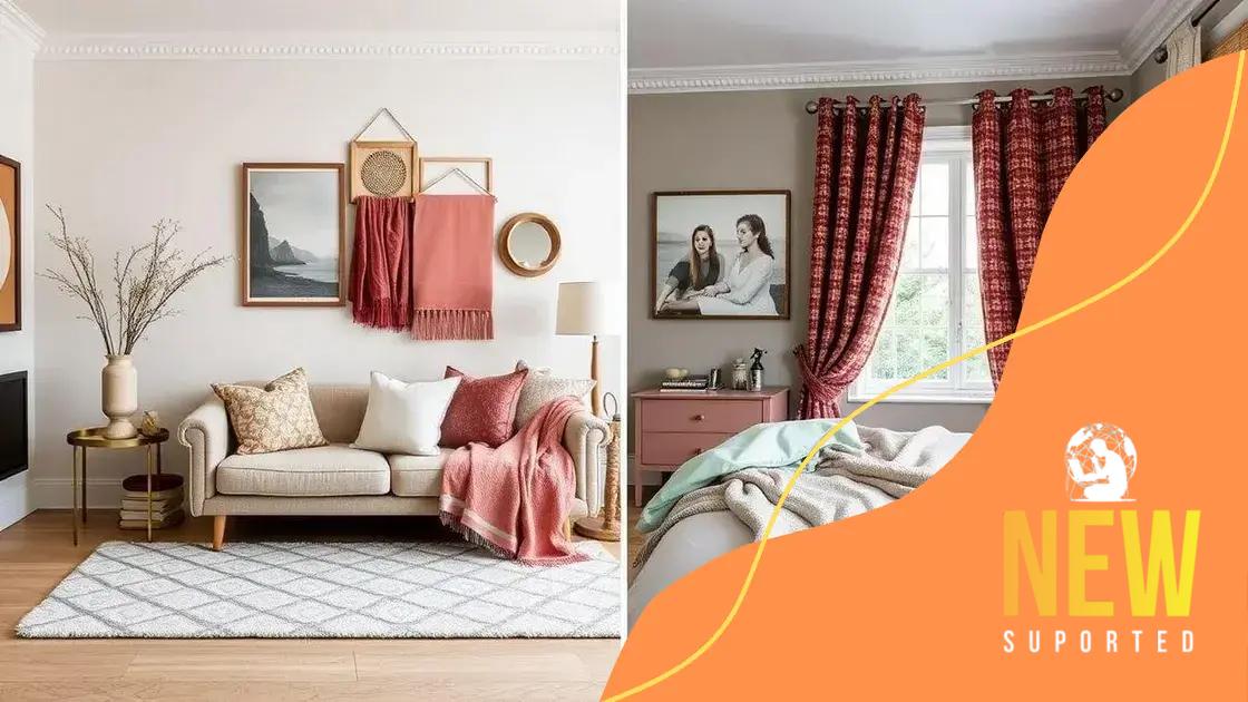 How to incorporate textiles in each room