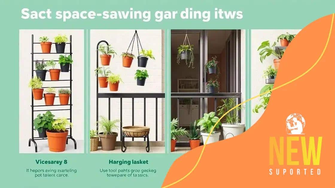 Space-saving gardening techniques