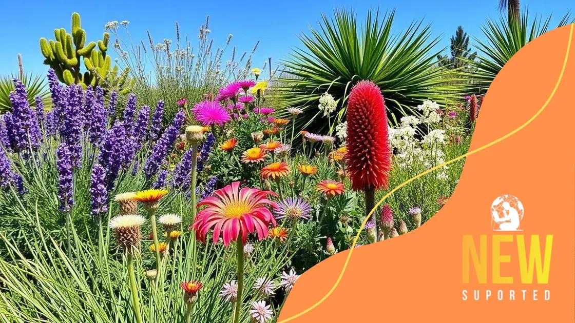 Drought-resistant plants that thrive in sunlight