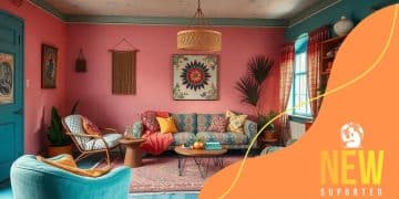 Boho-chic style trends in home decoration for 2025