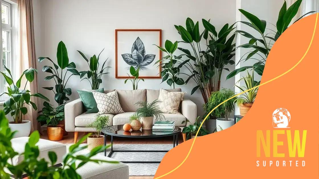 Incorporating plants for a touch of nature
