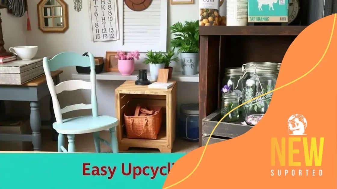 easy upcycling projects for beginners