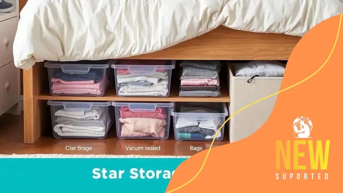 Innovative under-bed storage solutions