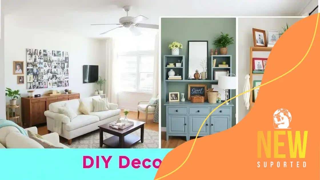 Step-by-step ideas for creative decor