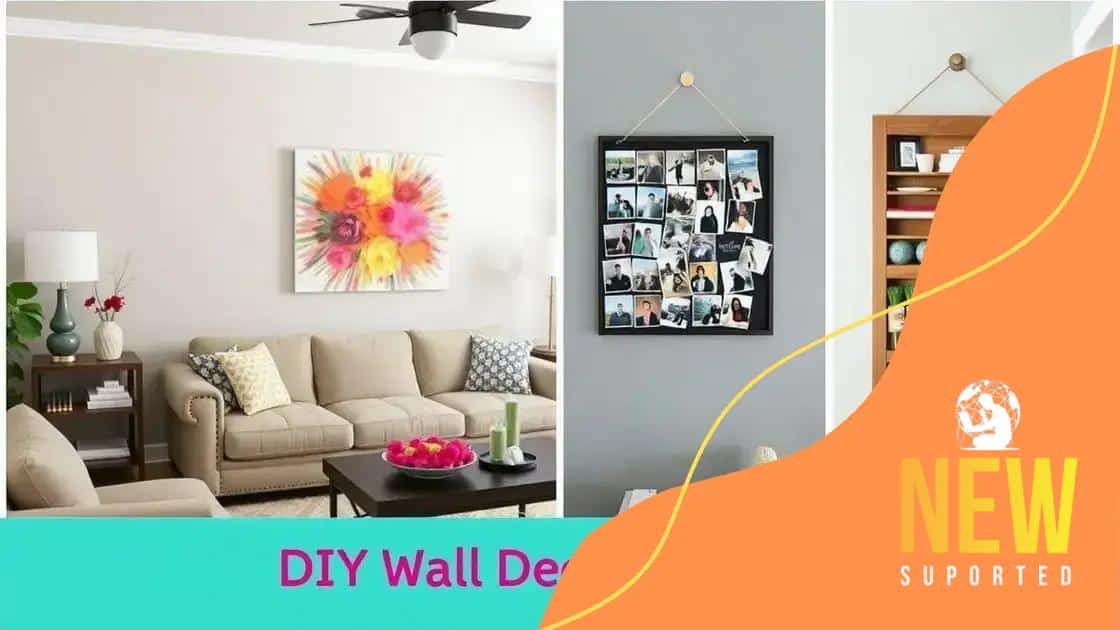 easy tutorials for creating wall decor