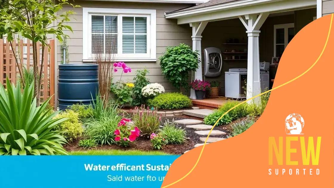 Creative ways to reduce water usage