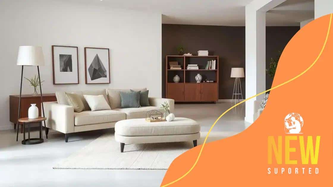 Selecting furniture for a minimalist home