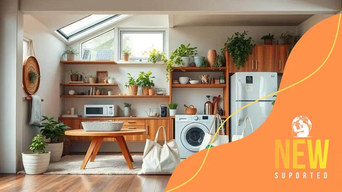 Practical tips for incorporating sustainability at home