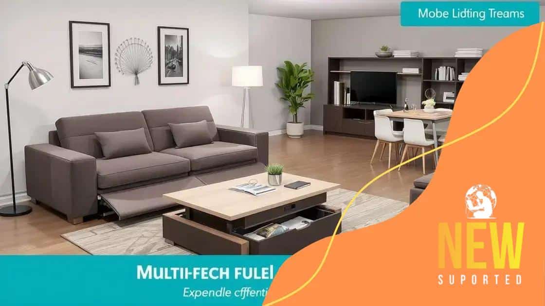 Multifunctional furniture for modern living
