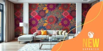 Creating statement walls with modern wallpaper designs