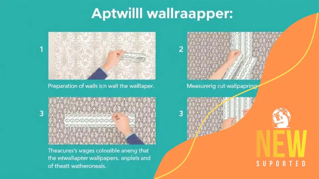 Techniques for applying wallpaper