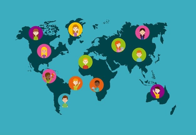 A map of the world highlighting areas where international aid organizations are actively providing assistance, showcasing the global reach of these organizations.