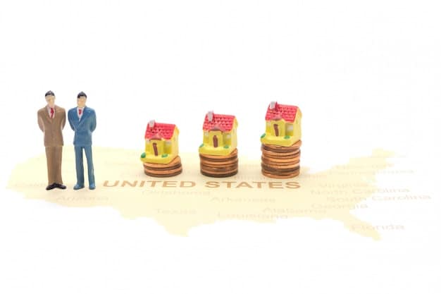 A visual representation of the wealth gap in the US, showing a small percentage of the population controlling a large percentage of the nation's wealth.