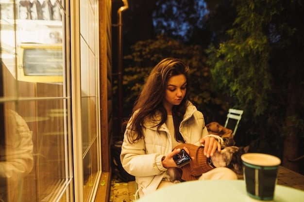 A family using walkie-talkies to communicate in their backyard during a blackout, with a solar-powered charger visible on a nearby table. The image showcases a practical alternative for short-range communication when power is unavailable.