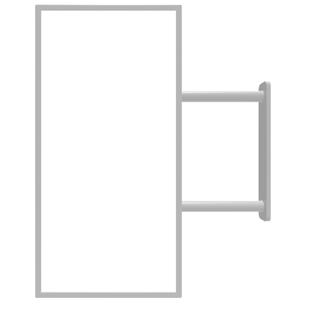 A split screen showing a regular door frame bending under pressure on one side and a reinforced door frame remaining intact on the other.