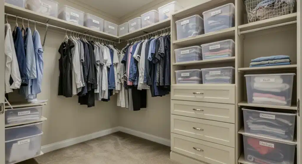 Organiza tu Armario en EE. UU.: Maximiza Espacio y Encuentra tu Ropa Fácilmente