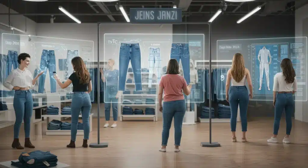 Vaqueros perfectos online 2025: Guía de tallas en EE. UU.