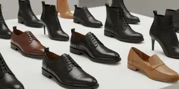 Variedad de calzado de alta calidad, desde elegantes zapatos de vestir hasta cómodas zapatillas, mostrando la diversidad y la artesanía.